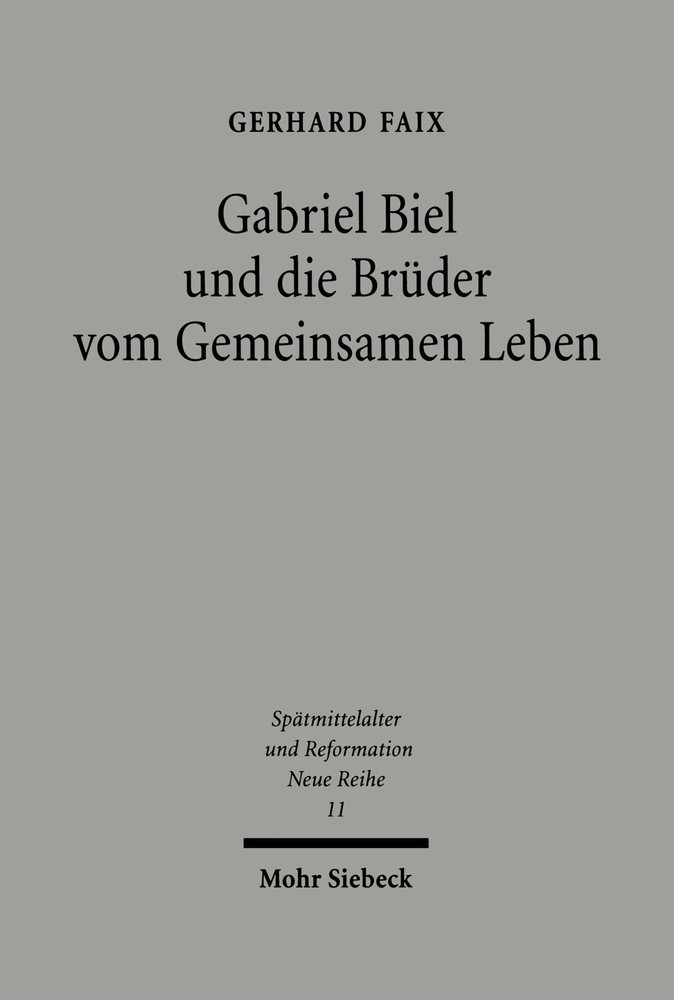 Gabriel Biel und die Brüder vom Gemeinsamen Leben main product photo