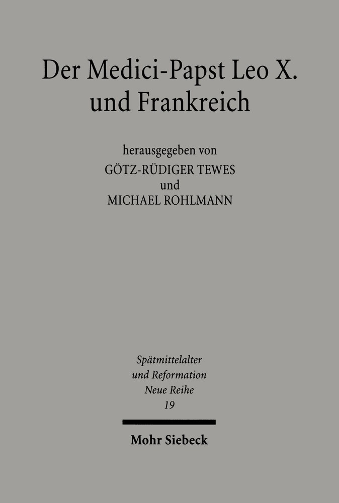 Der Medici-Papst Leo X. und Frankreich main product photo