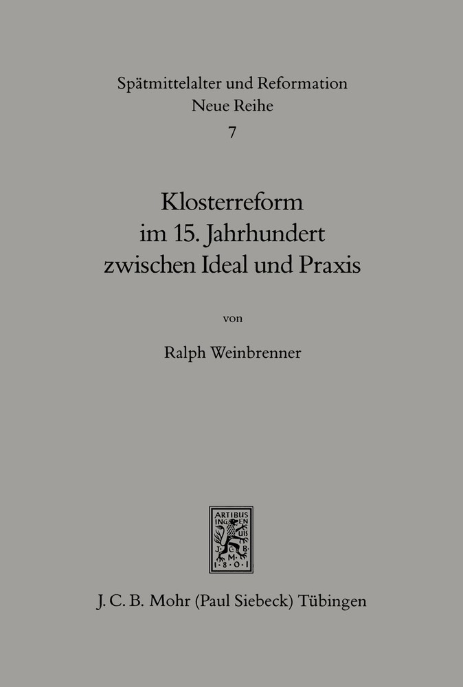 Klosterreform im 15. Jahrhundert zwischen Ideal und Praxis main product photo