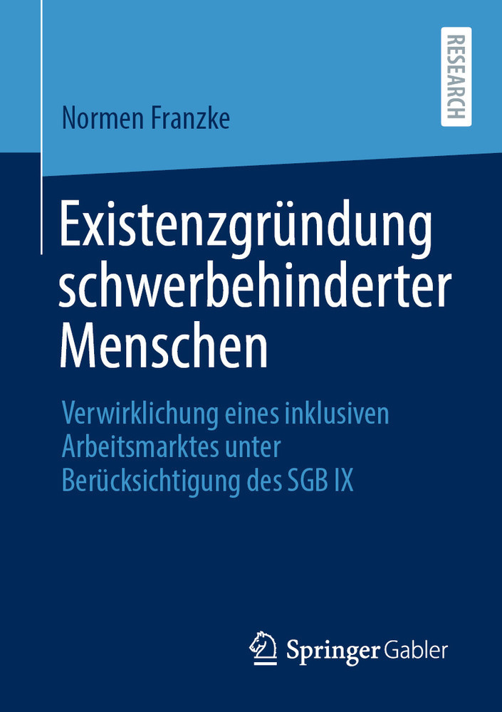 Existenzgründung schwerbehinderter Menschen main product photo