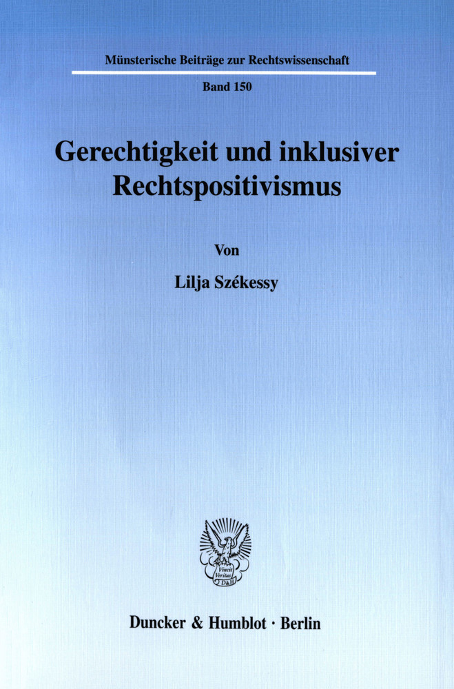 Gerechtigkeit und inklusiver Rechtspositivismus. main product photo
