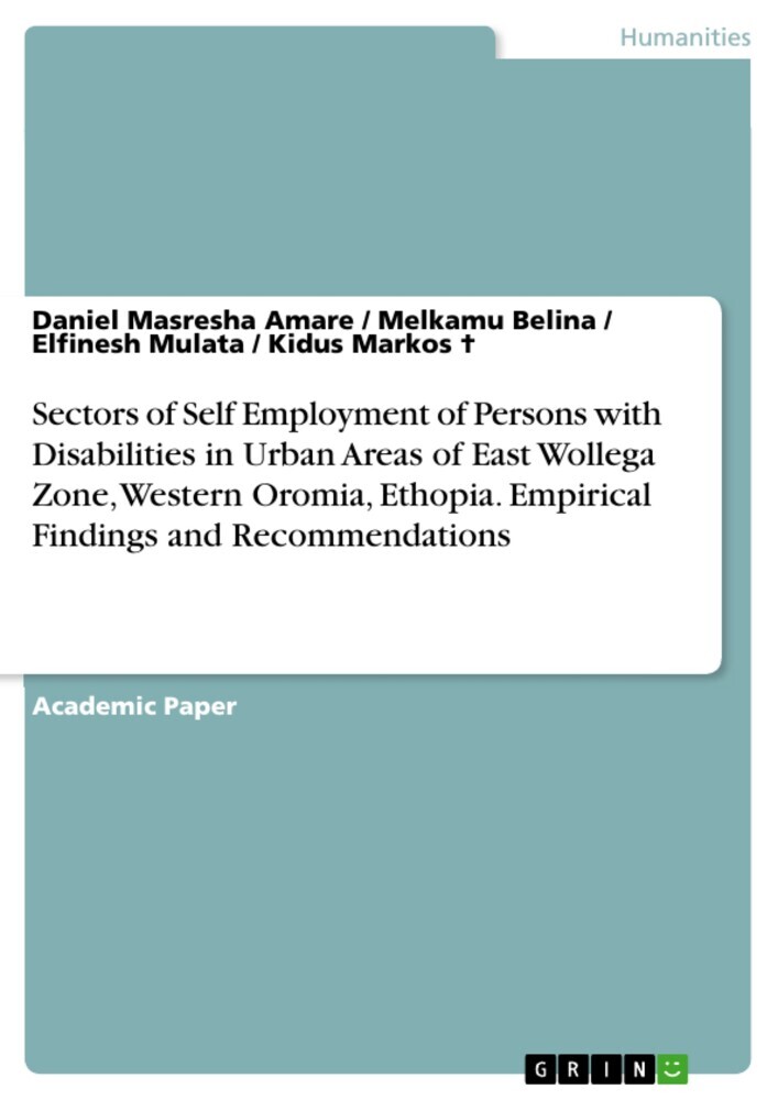 Sectors of Self Employment of Persons with Disabilities in Urban Areas of East Wollega Zone, Western Oromia, Ethopia. Empirical Findings and Recommendations main product photo