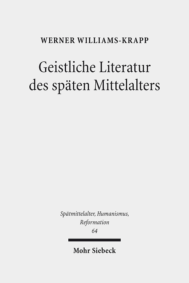 Geistliche Literatur des späten Mittelalters main product photo