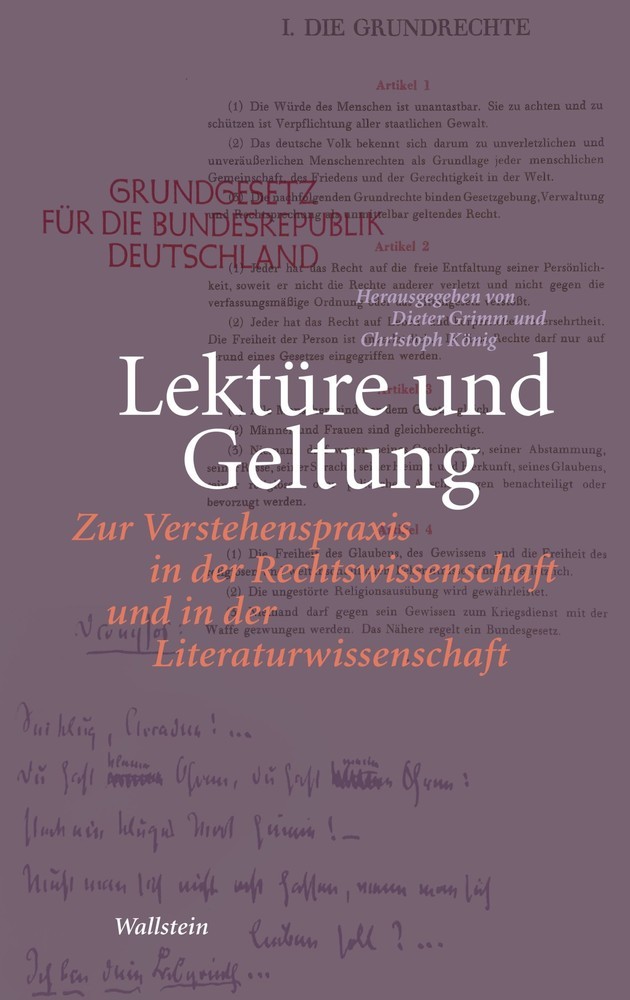 Lektüre und Geltung main product photo