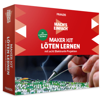 FRANZIS 67122 Mach's einfach Maker Kit Löten lernen