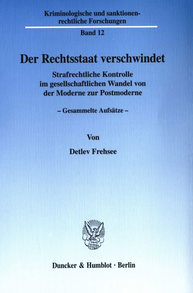 Der Rechtsstaat verschwindet. main product photo
