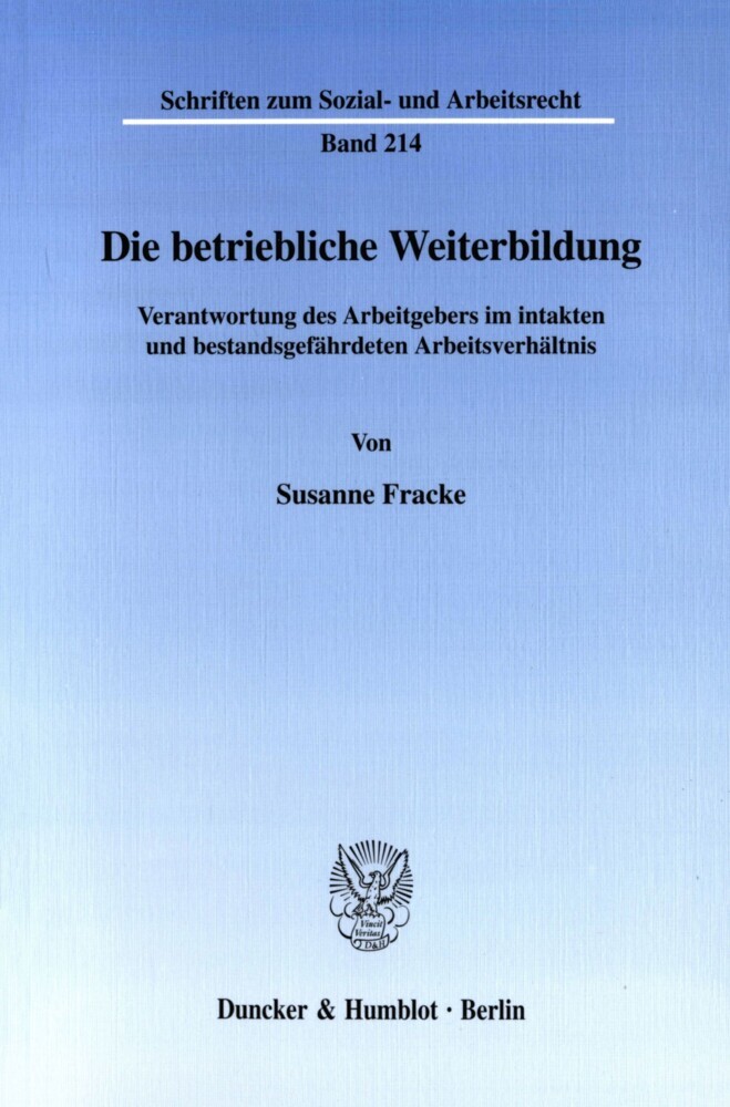Die betriebliche Weiterbildung. main product photo