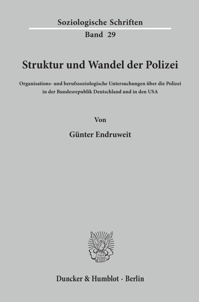 Struktur und Wandel der Polizei. main product photo