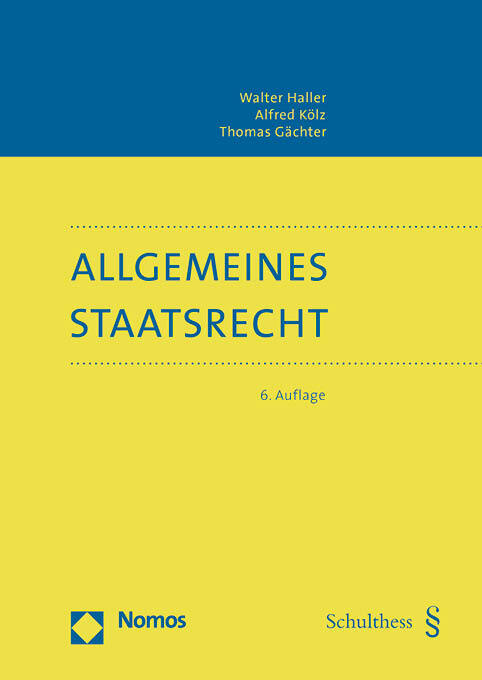 Allgemeines Staatsrecht main product photo