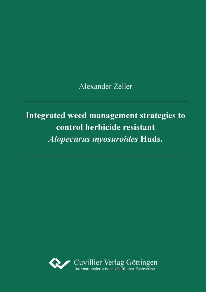 Integrated weed management strategies to control herbicide resistant Alopecurus myosuroides Huds. main product photo