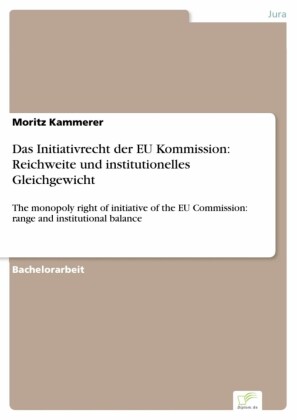 Das Initiativrecht der EU Kommission: Reichweite und institutionelles Gleichgewicht