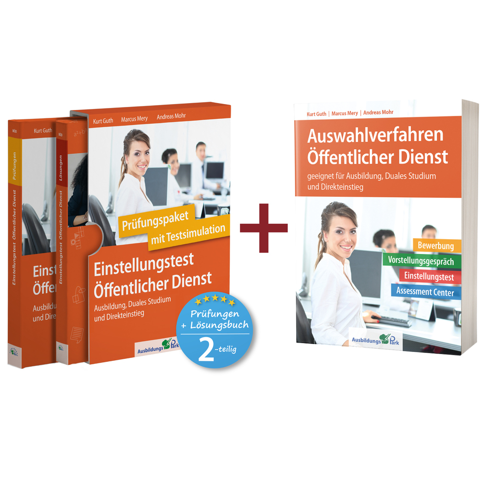 Sparpaket - Einstellungstest + Auswahlverfahren Öffentlicher Dienst main product photo