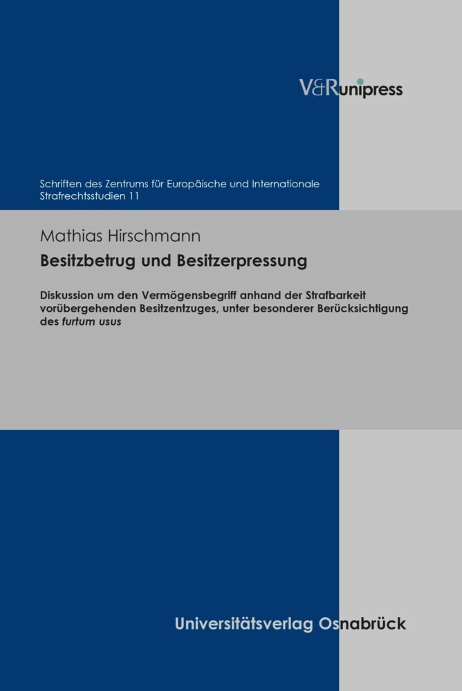 Besitzbetrug und Besitzerpressung main product photo