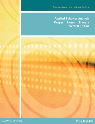 Applied Behavior Analysis: Pearson New International Edition