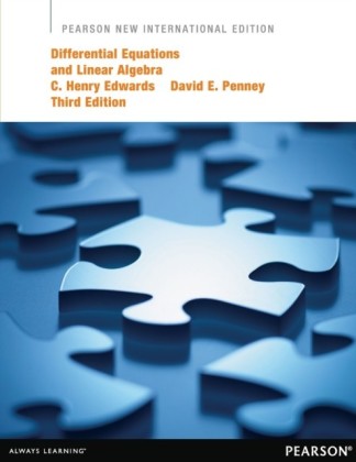 Differential Equations and Linear Algebra: Pearson New International Edition