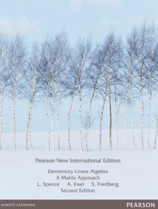 Elementary Linear Algebra: Pearson New International Edition