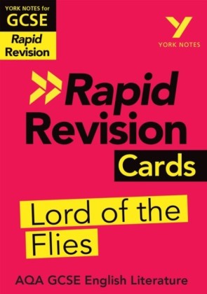 York Notes for AQA GCSE (9-1) Rapid Revision Cards: Lord of the Flies
