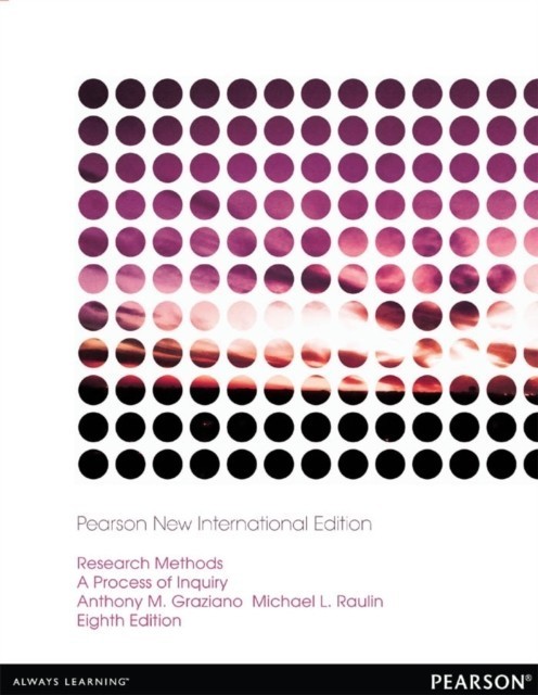 Research Methods: Pearson New International Edition main product photo