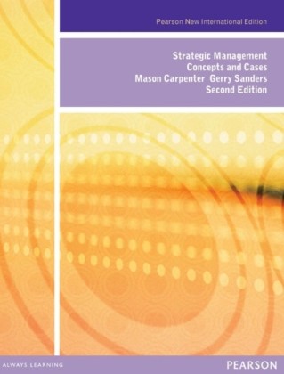 Strategic Management: Pearson New International Edition