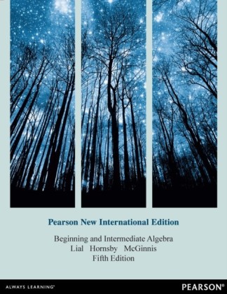 Beginning and Intermediate Algebra: Pearson New International Edition