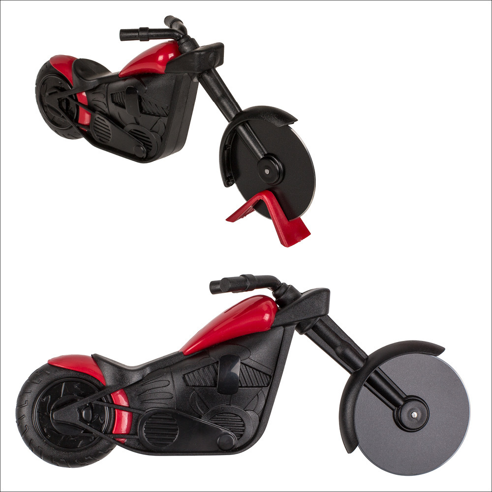 Pizzaschneider Motorrad, ca. 20 cm main product photo