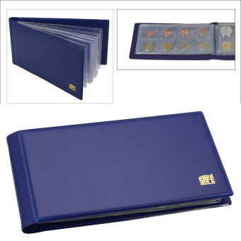 Münzalbum Pocket, Farbe blau