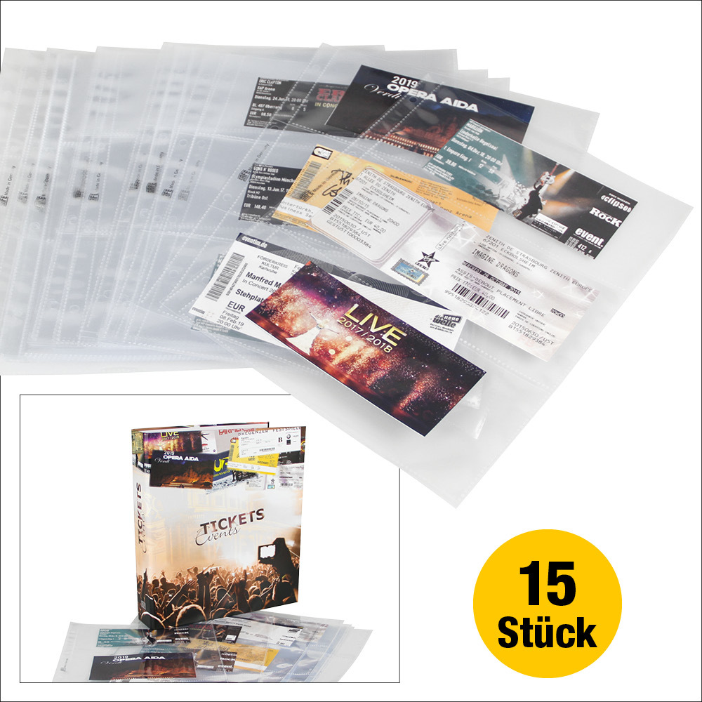 15 Ersatzblätter für Eintrittskarten main product photo