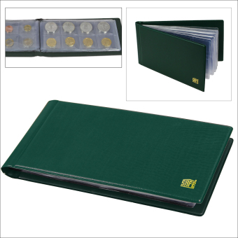 Münzalbum Pocket, Farbe grün