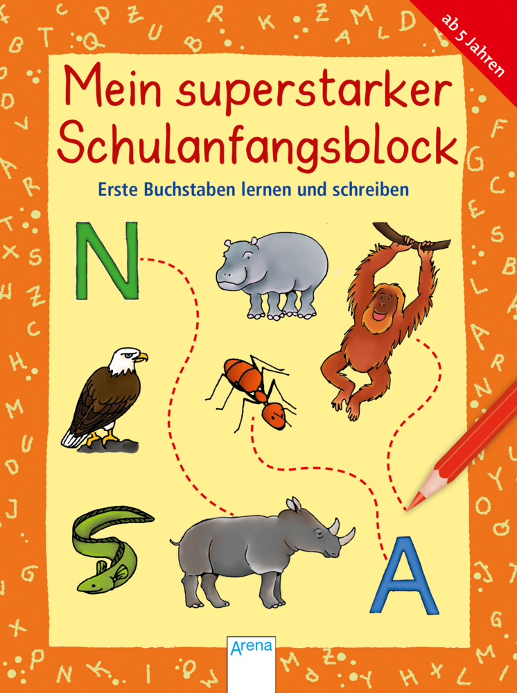 Mein superstarker Schulanfangsblock - Erste Buchstaben lernen und schreiben main product photo