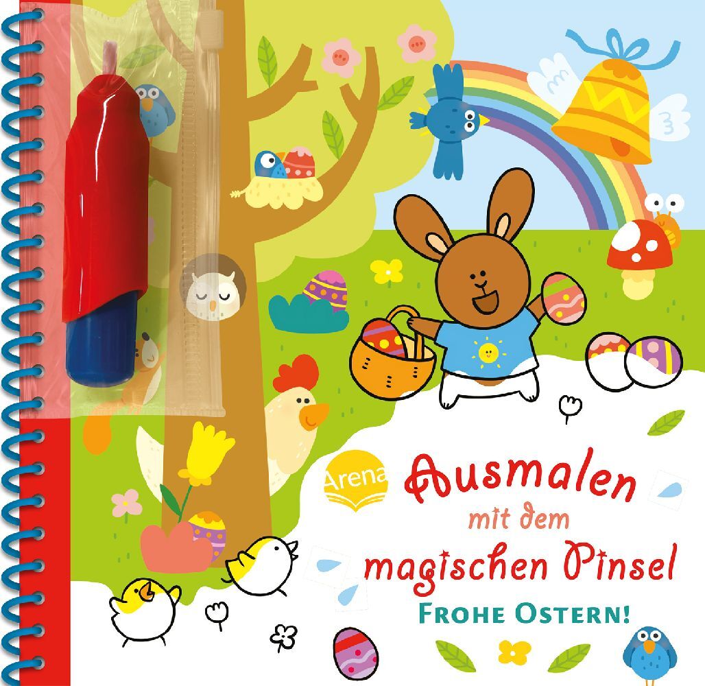 Ausmalen mit dem magischen Pinsel. Frohe Ostern! main product photo
