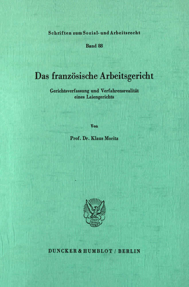 Das französische Arbeitsgericht. main product photo
