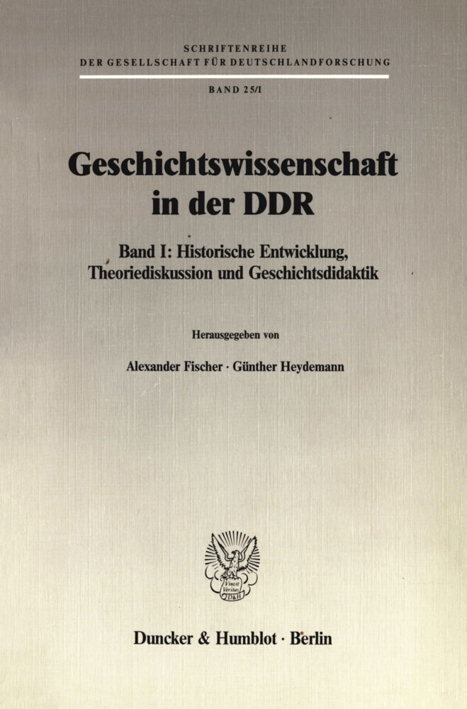 Geschichtswissenschaft in der DDR. main product photo
