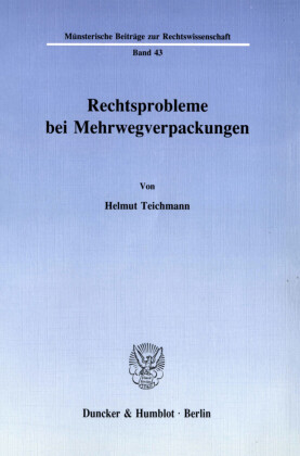 Rechtsprobleme bei Mehrwegverpackungen.