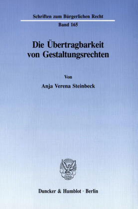 Die Übertragbarkeit von Gestaltungsrechten.
