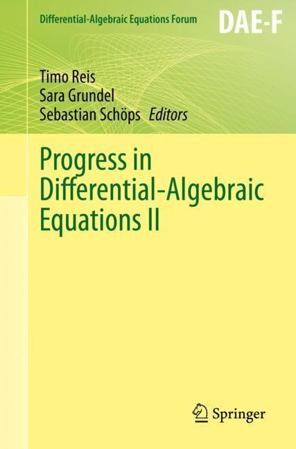 Progress in Differential-Algebraic Equations II main product photo