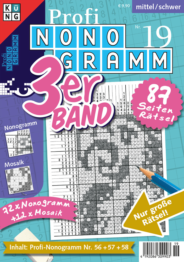 Profi-Nonogramm 3er-Band Nr. 19 main product photo