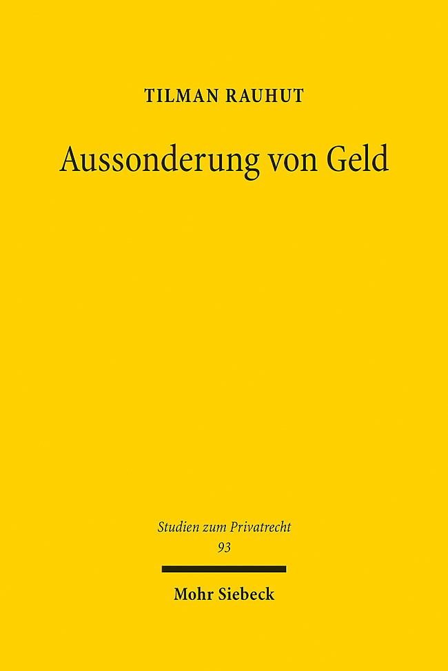 Aussonderung von Geld main product photo