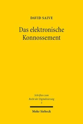 Das elektronische Konnossement