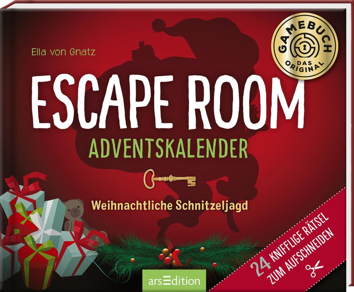 Escape Room Adventskalender. Weihnachtliche Schnitzeljagd main product photo
