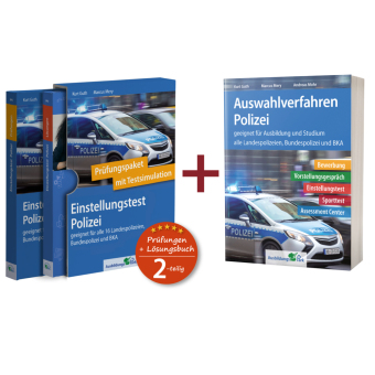 Sparpaket - Einstellungstest + Auswahlverfahren Polizei