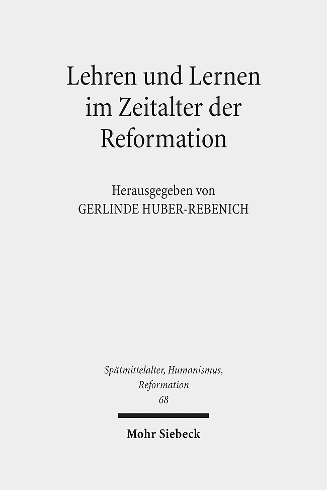 Lehren und Lernen im Zeitalter der Reformation main product photo