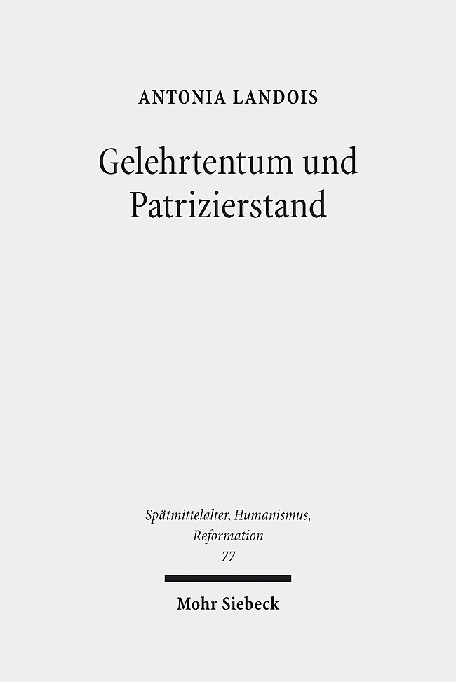 Gelehrtentum und Patrizierstand main product photo