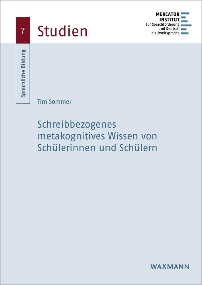 Schreibbezogenes metakognitives Wissen von Schülerinnen und Schülern main product photo
