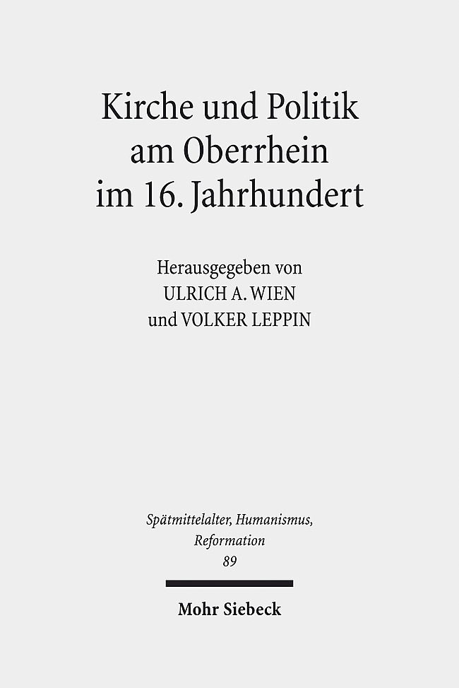 Kirche und Politik am Oberrhein im 16. Jahrhundert main product photo