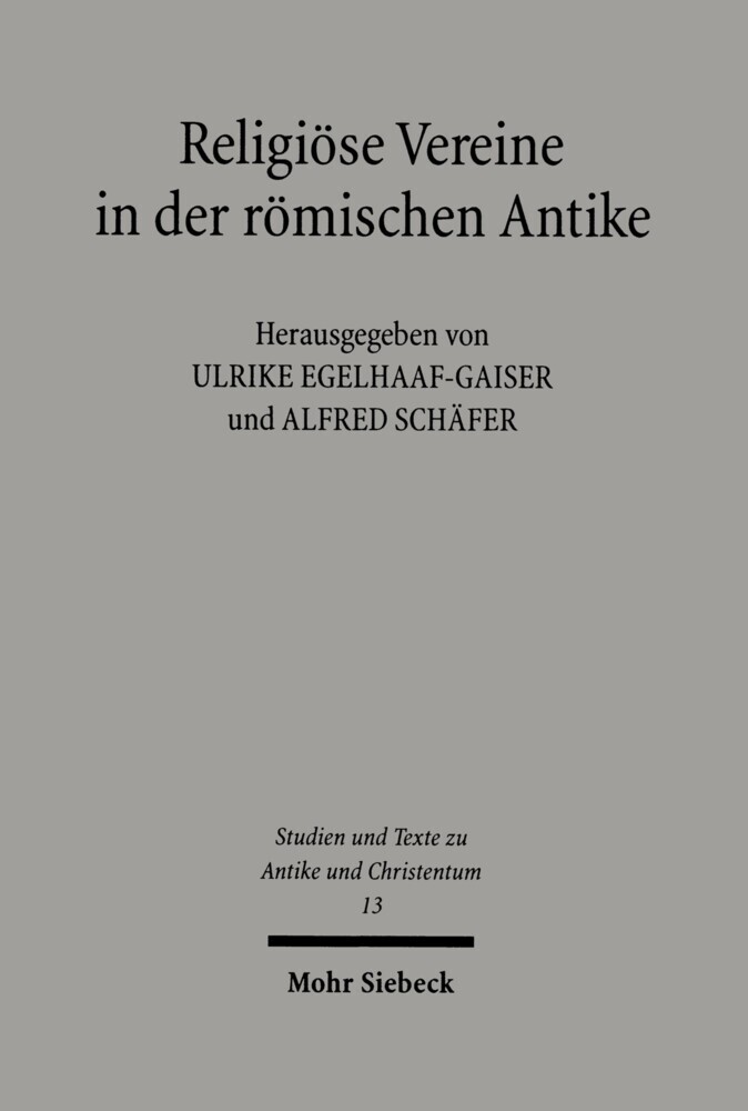 Religiöse Vereine in der römischen Antike main product photo
