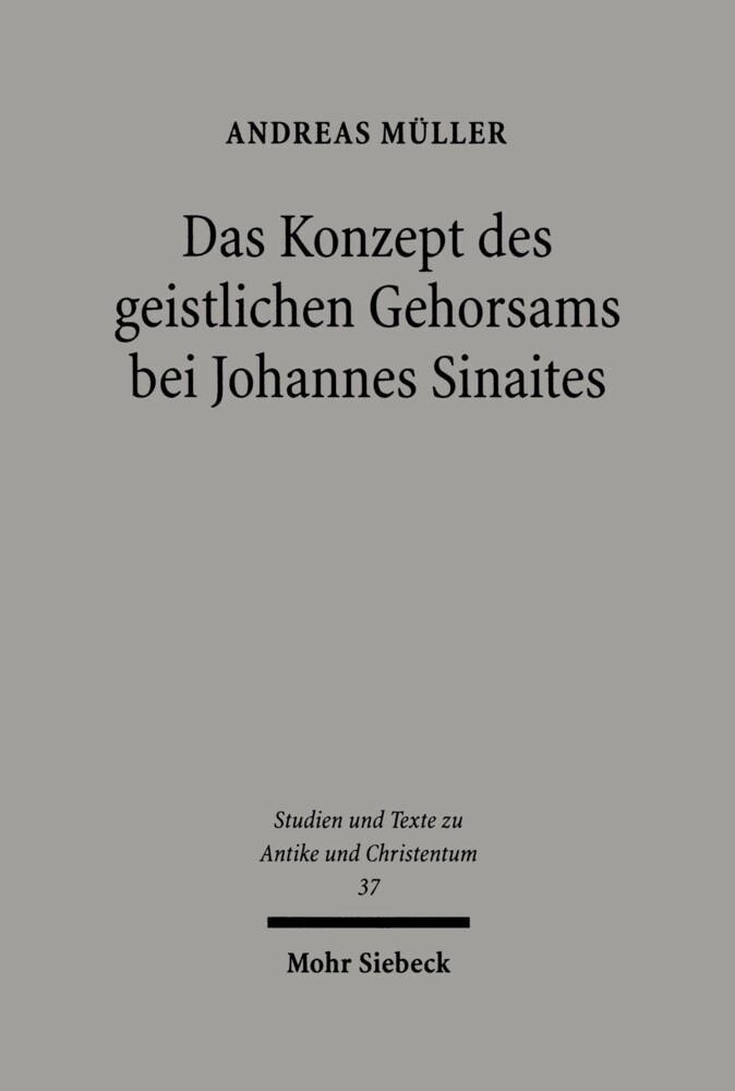Das Konzept des geistlichen Gehorsams bei Johannes Sinaites main product photo