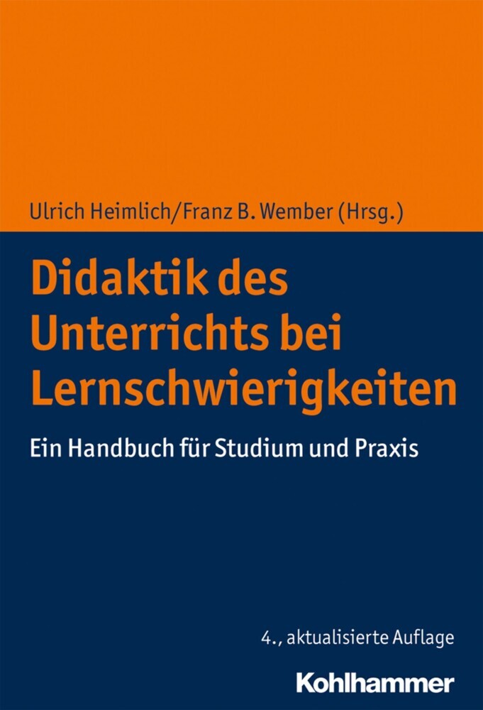 Didaktik des Unterrichts bei Lernschwierigkeiten main product photo