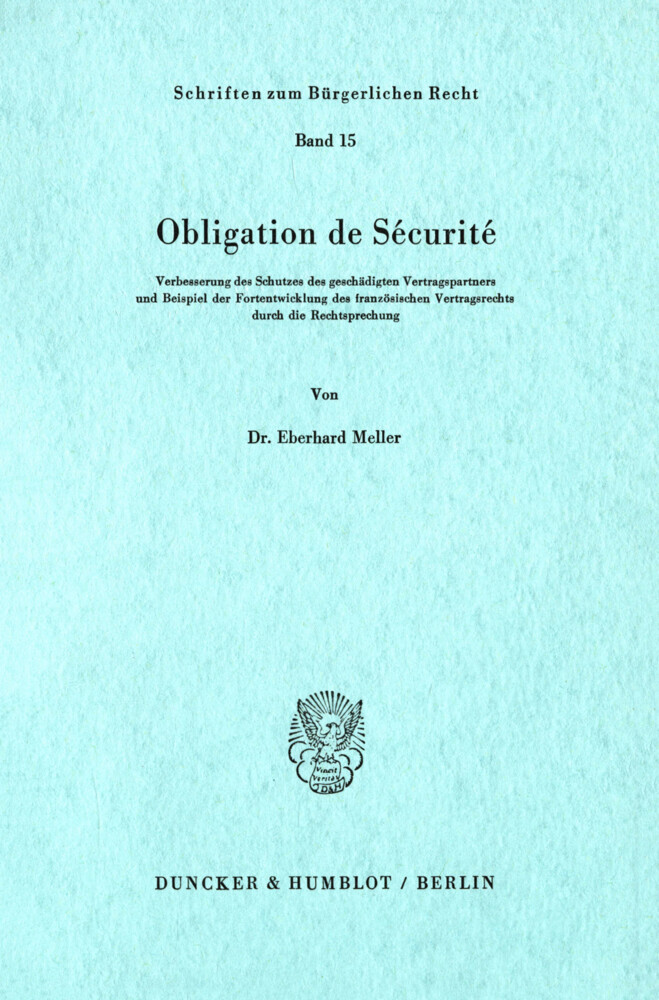 Obligation de Sécurité. main product photo