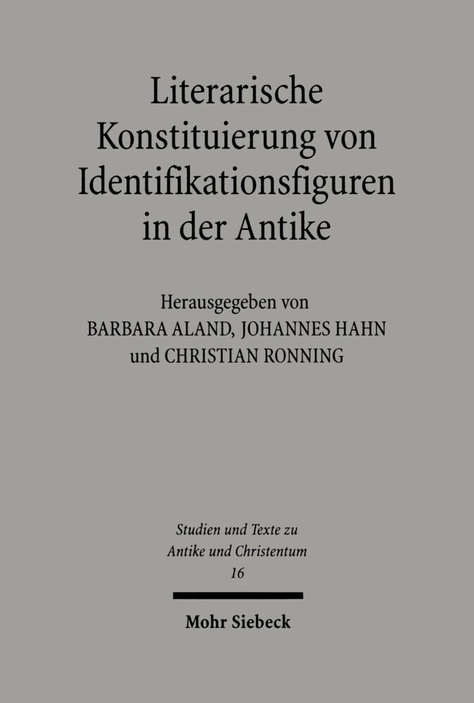 Literarische Konstituierung von Identifikationsfiguren in der Antike main product photo