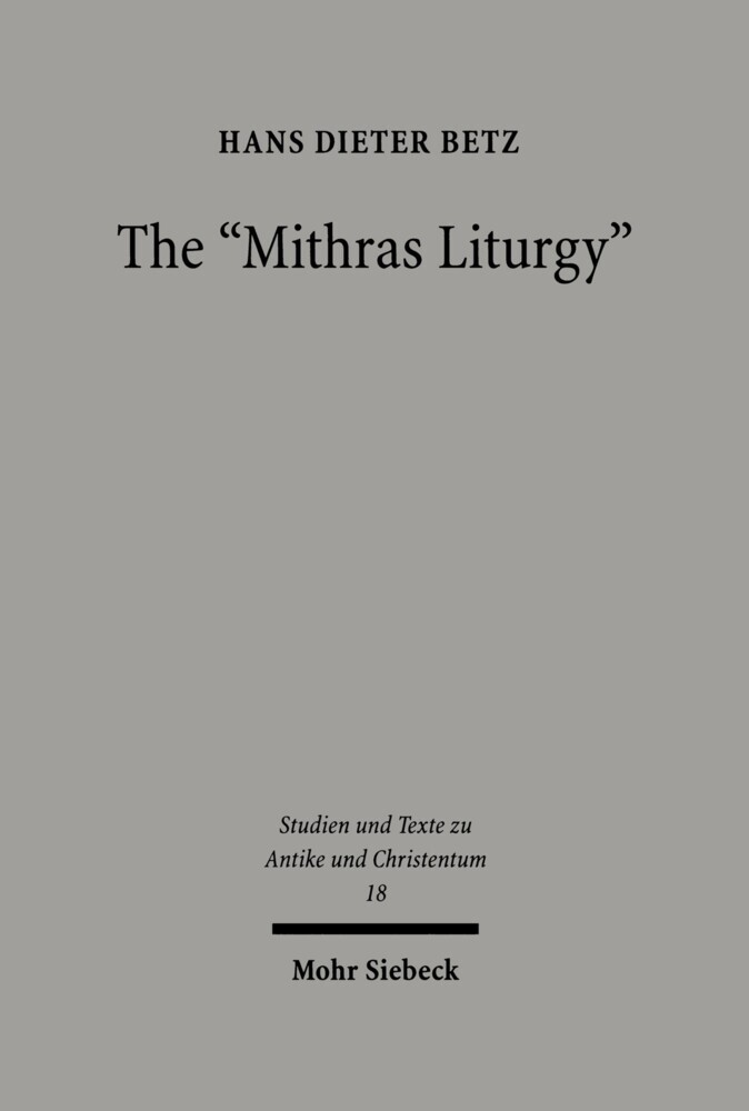 The 'Mithras Liturgy' main product photo